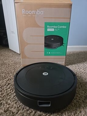 iRobot Roomba Combo Essential Robotic Vacuum in Black